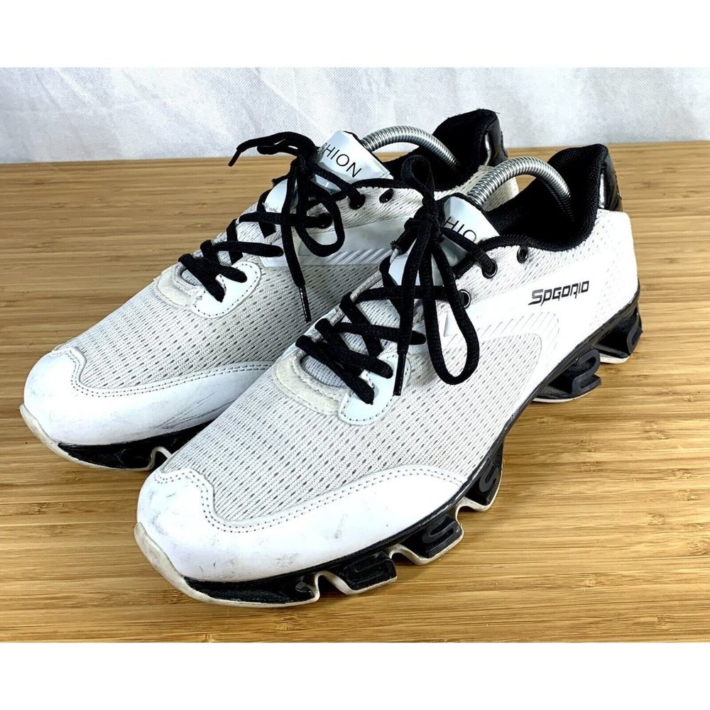 Men's Shoes Blade Fashion Sport  Shoes Gym Running Sneakers Large Size 9.5 White
